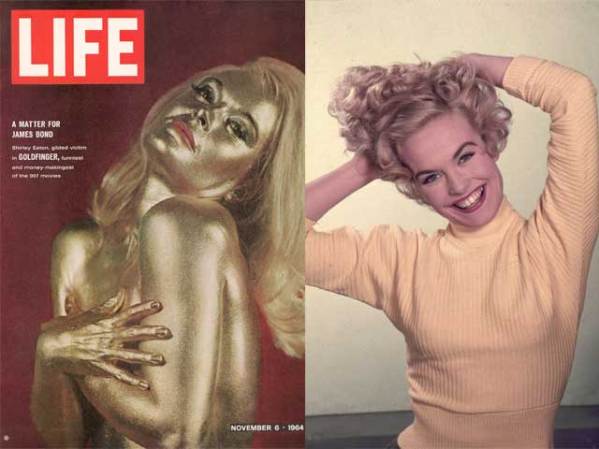 Shirley Eaton, "Goldfinger" (1964).