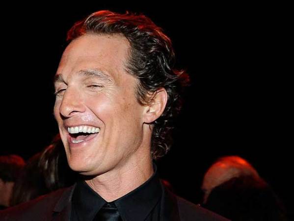 El galán del celuloide Matthew McConaughey fue encarcelado en 1999 cuando la policía de Austin, Texas, descubrió marihuana en su casa.