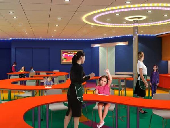 Zona infantil: Imagination Studio.
