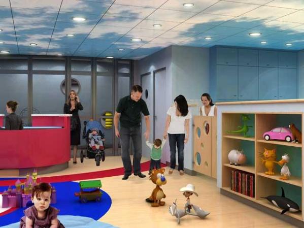 Zona infantil: Royal Babies and Tots Nursery.