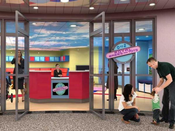 Zona infantil: Royal Babies and Tots Nursery.