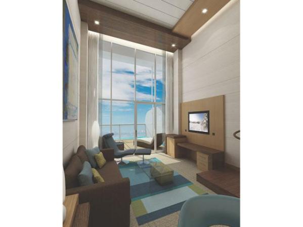 Loft Suite. El Oasis of the Seas dispone de 32 tipos de camarotes, para todos los gustos.