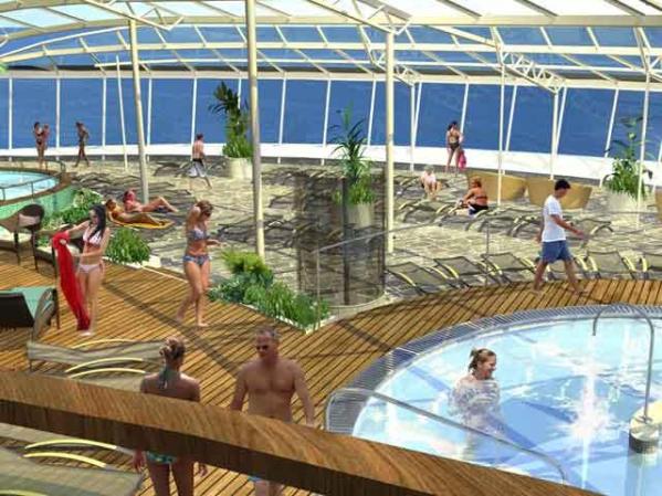 El Solarium Mezzanine, para adultos.