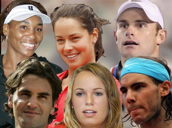 La belleza del tenis y sus protagonistas. Valgan estos ejemplos.