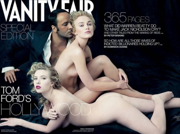 Scarlett Johansson y Keira Knightley en Vanity Fair (febrero, 2006).
