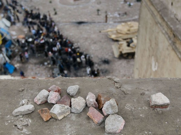 FEBRERO, 2011: Protesta en Egipto.