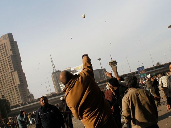 FEBRERO, 2011: Choques en Egipto.