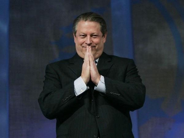 SEPTIEMBRE 2006: El ex vicepresidente Al Gore participa en una conferencia sobre el medio ambiente.
