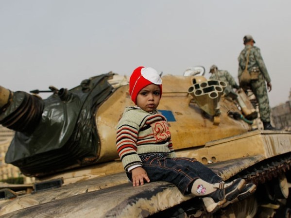 FEBRERO, 2011: Protesta en Egipto.