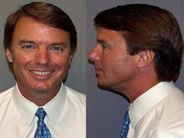 El ex candidato presidencial John Edwards es fichado por presuntas violaciones a la ley de financiamiento de campañas políticas, ya que se sospecha que usó dinero indebido para "tapar" la existencia de un romance y un hijo fuera de matrimonio.