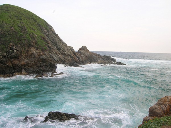 Playa del Amor, Oaxaca, México.