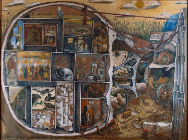Fue entonces que pintó su obra más famosa “The maze” (“El Laberinto”) donde expresa sus problemas psíquicos y pensamientos tristes.
