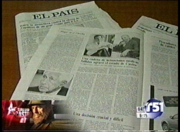 El periódico afirma que Castro decidió no someterse a una colostomía y eligió un tipo de operación que le causó serias complicaciones.