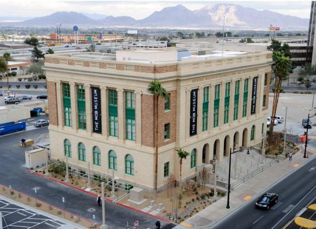 El Museo del Crimen Organizado en Las Vegas ocupa un edificio señorial en el centro de esa ciudad.