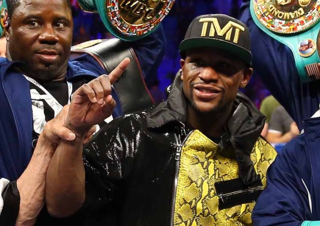El pugilista Floyd Mayweather retuvo el título del peso welter del Consejo Mundial de Boxeo (CMB) al vencer por decisión unánime a Robert Guerrero.