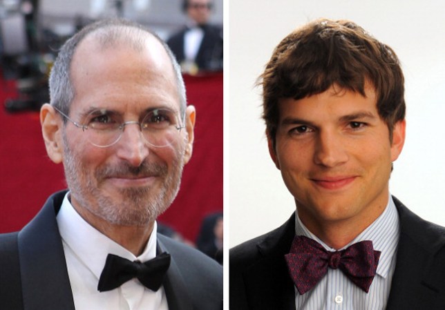 Steve Jobs es personificado por el actor Ashton Kutcher.