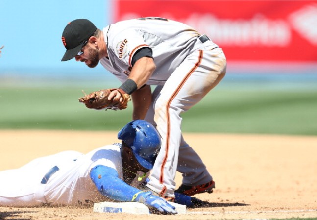 Yasiel Puig #66 de Los Angeles Dodgers en medio de una polémica que lo vincula al contrabando humano y al grupo narco Los Zetas.