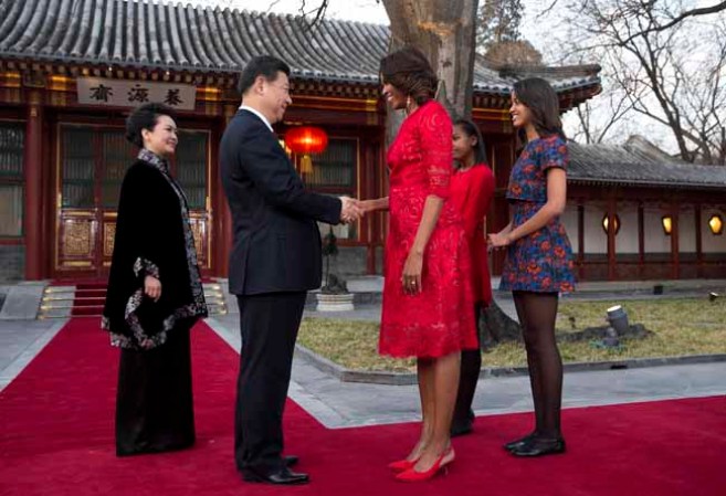 Michelle Obama destila simpatía y elegancia en China.