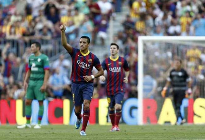 El Barcelona se estrena en la Liga con paliza al Levante. 7 a 0.