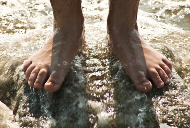 Y claro los pies también.