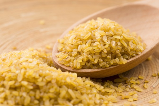 Bulgur.- elaborado a partir del trigo, excelente fuente de fibra.