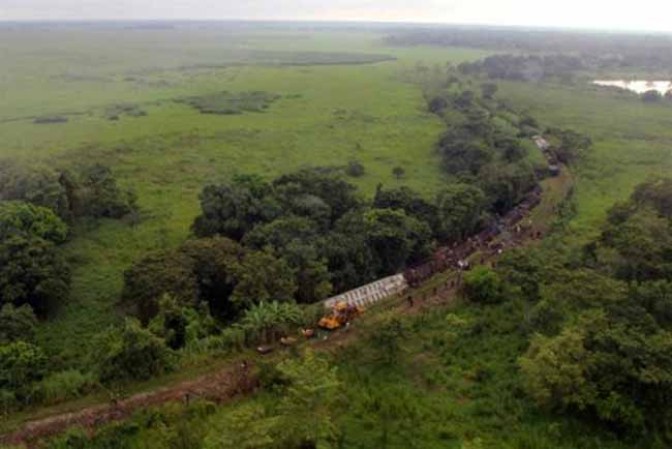 Este tren llevaba unos 300 inmigrantes que viajaban en él para intentar cruzar a EEUU.