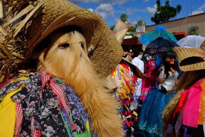 Esta fiesta tiene su origen en la época colonial y está relacionada con la llamada fiesta de Corpus de la Iglesia del Carmen Alto.