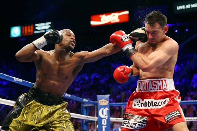 "Money Man" como se le conoce a Mayweather Jr., tan sólo permitió que Guerrero, de 30 años, le hiciese algo de presión en el segundo asalto, luego todo fue a su favor.
