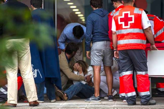Imágenes de la tragedia del tren.