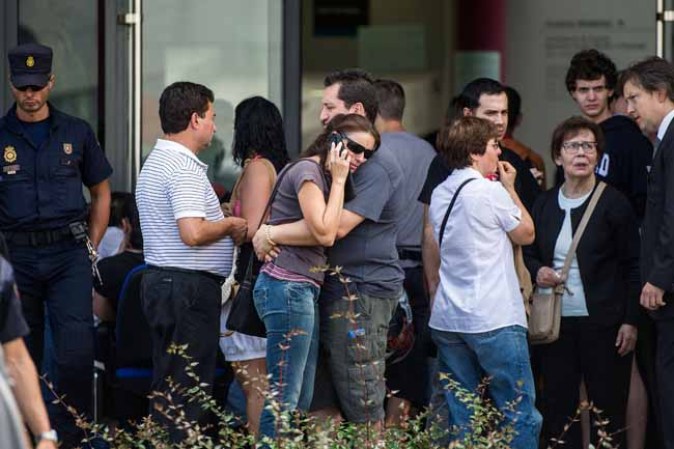 Imágenes de la tragedia del tren.