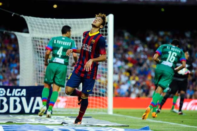 El Barcelona se estrena en la Liga con paliza al Levante. 7 a 0.