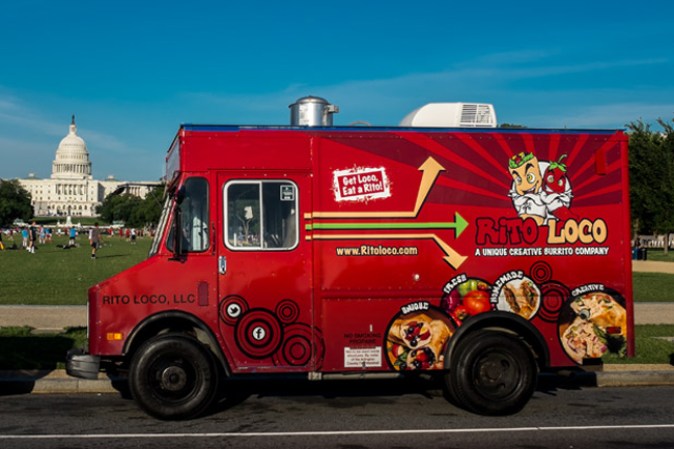 Rito Loco burritos en DC, Virginia