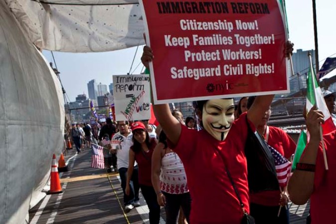 Marcha en Nueva York.