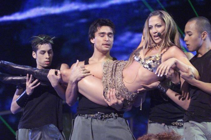 Agil y maleable, en la entrega de premios Billboard de 1999.