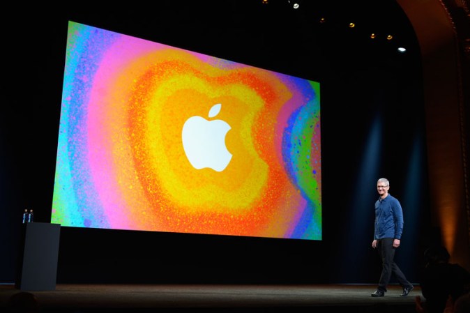 La presentación estuvo dirigida por Tim Cook, el nuevo CEO de Apple.