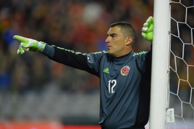 Faryd Mondragón, guardameta colombiano será el jugador más viejo en la cancha, con 43 años.
