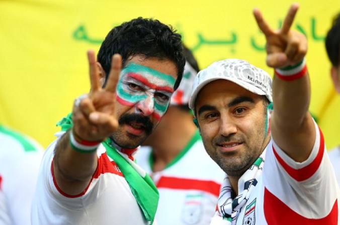 Los actores Actors Kamran Tafti y Mohsen Tanabandeh