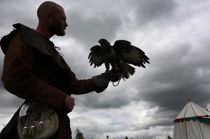STIRLING, SCOTLAND, 700 aniversario de la historica batalla liderada por Edwar II en la primera gerra de independencia de Escocia.