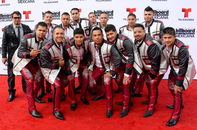 Grupo "Los Elegantes De La Banda" en los Billboard Mexicanos 2013.