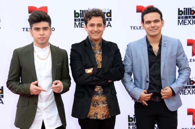 Grupo "3BalMty" en los Billboard Mexicanos 2013.