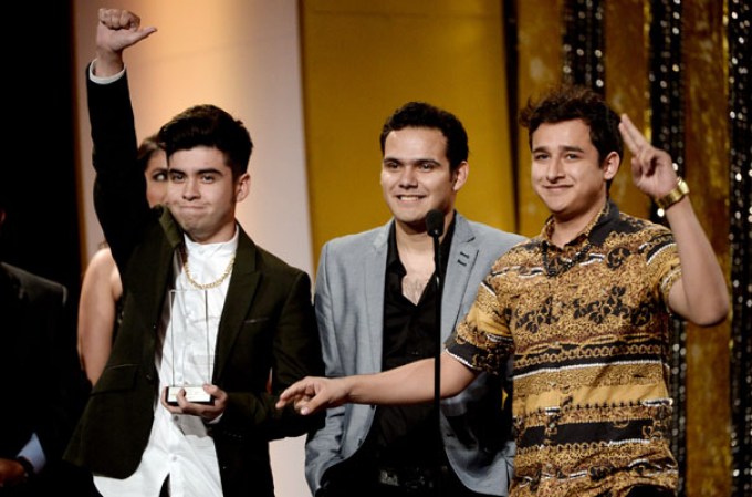 "3BallMTY" en los Billboard Mexicanos 2013.