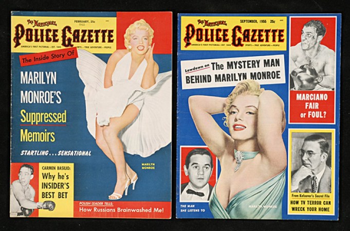 Dos portadas más con Marilyn de protagonista.