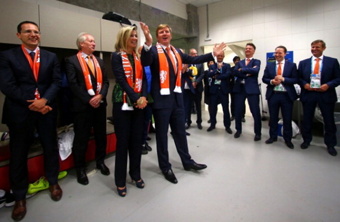 Rey Willem-Alexander de Paises Bajos (Holanda) y la Reina Maxima.
