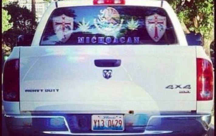 Supuesta imagen de los Caballeros Templarios.