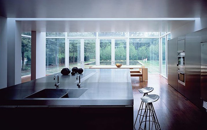 La casa invisible fue construida en el sector de Hudson Valley.