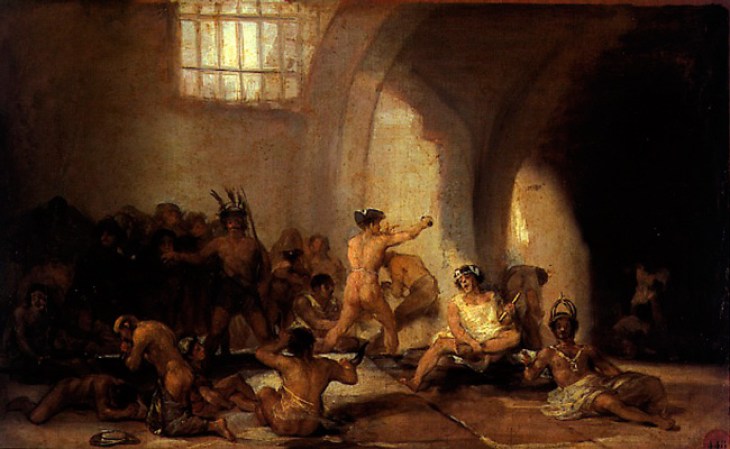 Goya sufría de quiebres físicos y psicológicos. Llegó a reportar que escuchaba voces, al sufrir de una demencia paranoica.