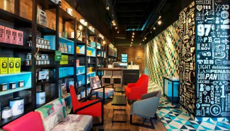 La decoración de Cielito Querido Café es uno de sus mayores atractivos.
