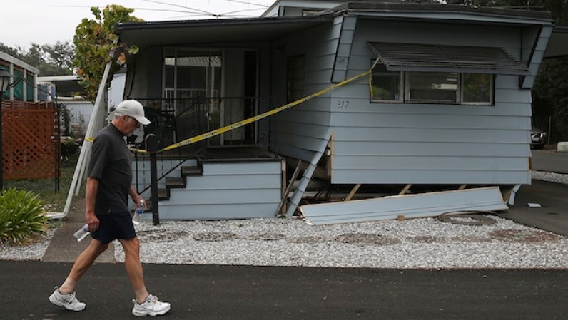 Napa, California, fue la zona más afectada durante el sismo de 6.0 grados que se sintió la madrugada del 24 de agosto.