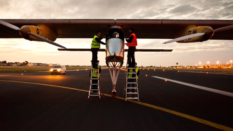 El avión europeo viajara a través de Estados Unidos haciendo paradas en Phoenix, Dallas, Washington, S.C y Nueva York.