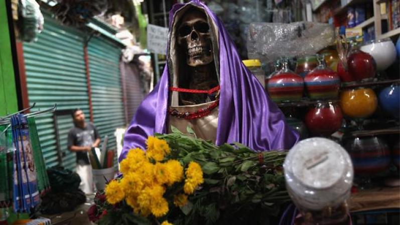 El culto a la Santa Muerte ha crecido considerablemente en los últimos años.